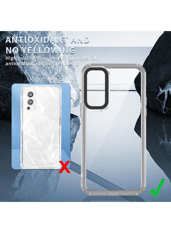 S-TOP Case For OnePlus Nord 2 5G Transparent Acrylic + TPU Shockproof Phone Case - Image 3