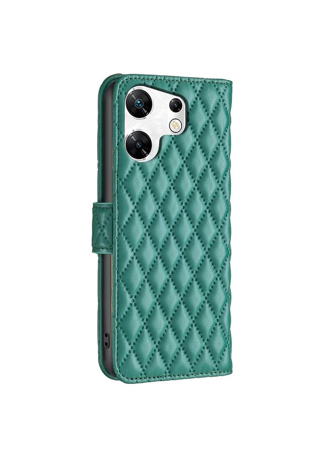 Zaboon Case For Infinix Zero 30 4G Diamond Lattice Wallet Flip Leather Phone Case - Image 3