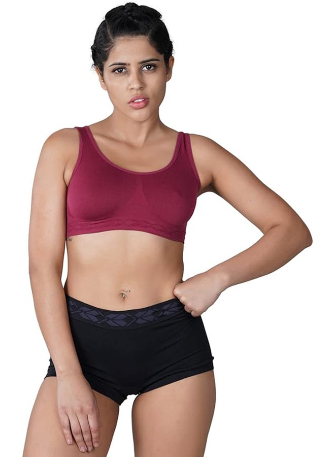 Nivia 8012 Polyester Air Bra Top Size : S | For Yoga, Running, Jogging, Training | Good Compression | Comfort | Stretching/ Compression  - Image 1