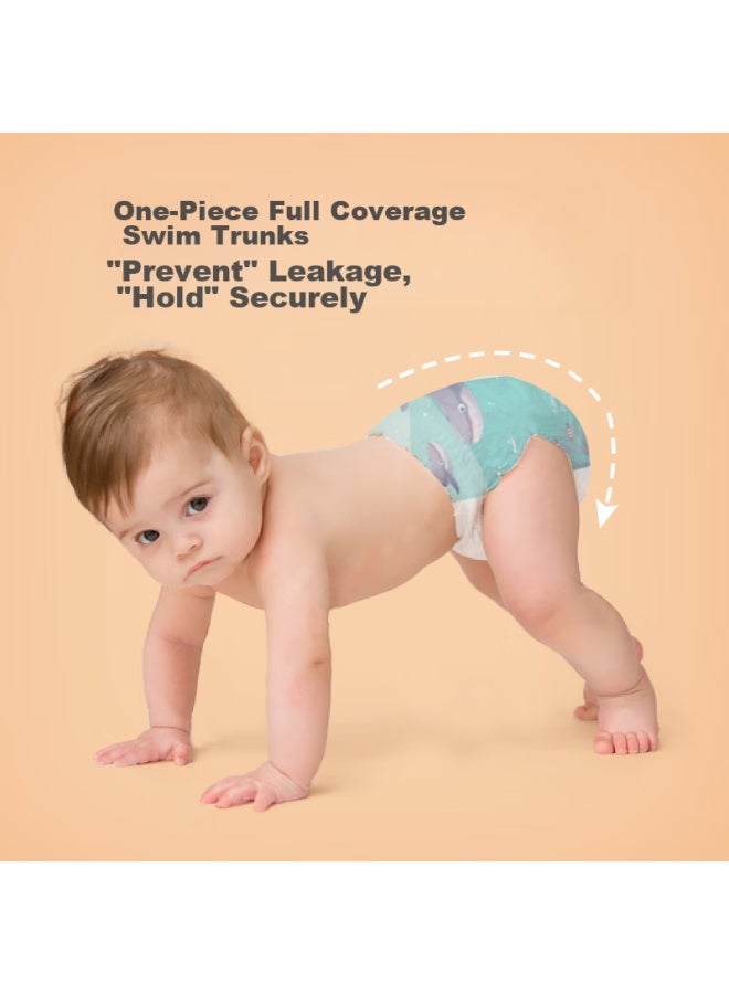 Ocheers Uk Baby Swim Diapers, Full Coverage For Girls And Boys, Waterproof Pull-ups For Maternity Stores, Disposable Swim Trunks, Diaper-style Swim Pants, XL - Image 3