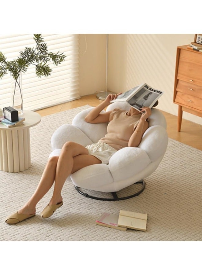 GGEROU Rocking Floor Sofa Chair, High-Density Foam Single Bean Bag Couch, Armless Lazy Floor Sofa, Modern Lounge Sofa Tatami for Living Room Bedroom Salon Grey - Image 4