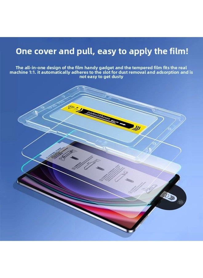 For Samsung Tab S9Ultra Dust-free Warehouse Tempered Film S10 Seconds Paste 12.4 Inch S8plus Flat Protective Film-Color:Samsung Tab S8 [11 Inch]]-Dimensions:Plus Purchase Packing Box