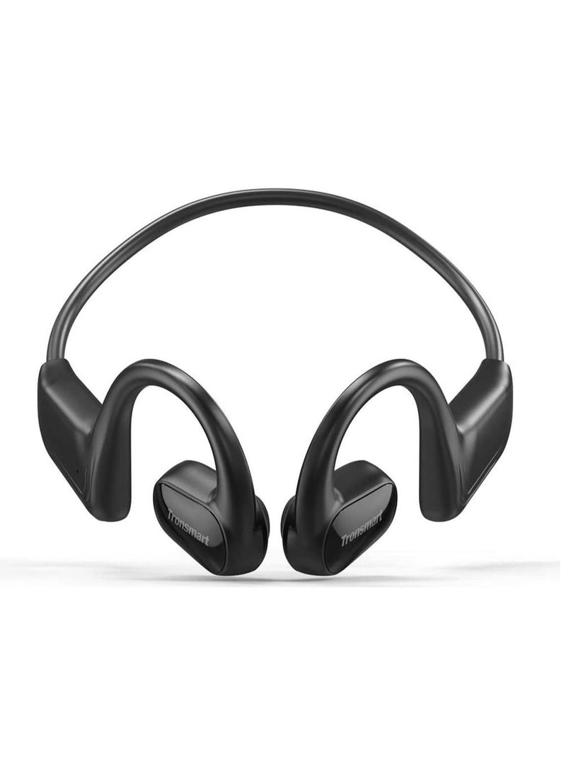 ترونسمارت سماعات ترونسمارت سبيس إس 1، بلوتوث 5.3 صوت ممتاز، وضع معادل مزدوج، سماعات رأس لاسلكية مفتوحة الأذن بتقنية بلوتوث IPX5، توصيل هوائي، لون أسود  - Image 1