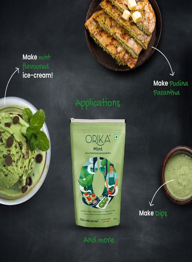 Orika Mint Powder All Purpose Seasoning, 85g | Natural Dry Mint Pudina Powder | No Artificial Flavours and Colours - Image 5