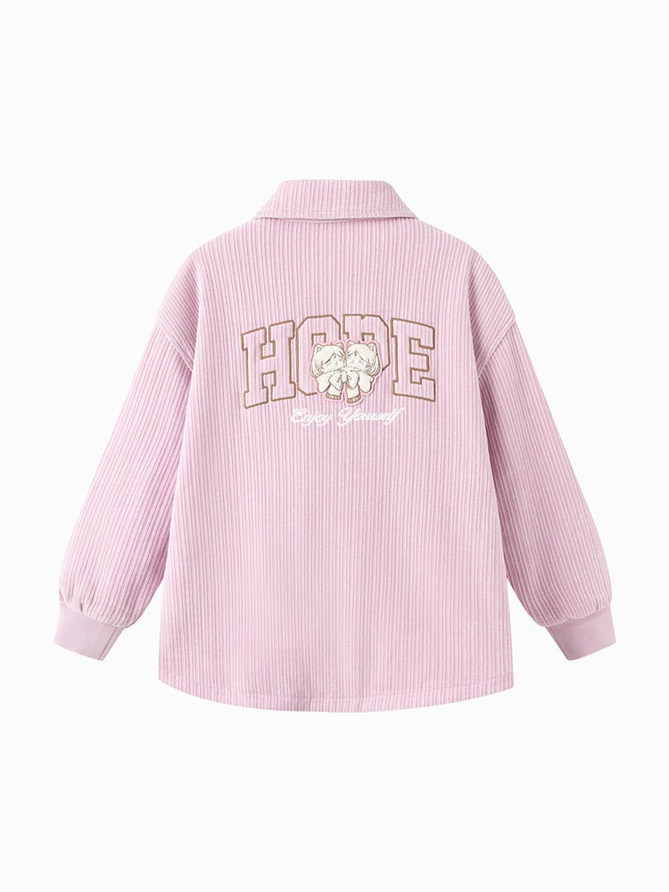 Balabala Girls' Ribbed Curdoroy Jacket - Image 2