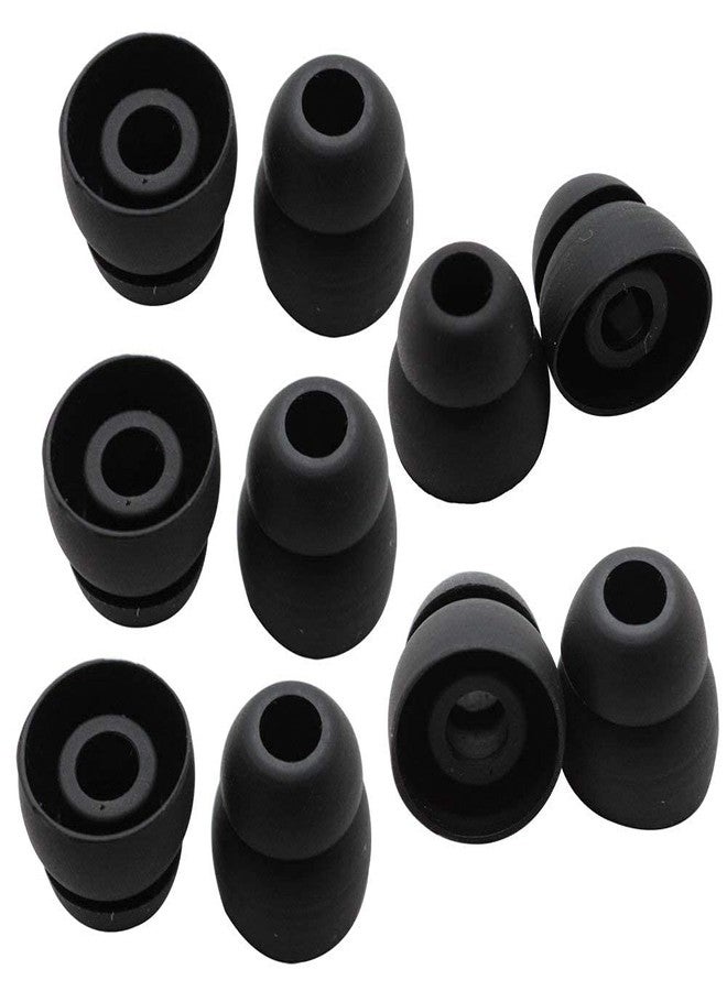 Toeasor Powerbeats 2 Replacement Earbuds Powerbeats3 Ear Buds Double Flange Silicone Ear Tips Compatible with Beat by Dr Dre Powerbeats 2 Powerbeats 3 in-Ear Earphones Earbuds (10pcs) - Image 1