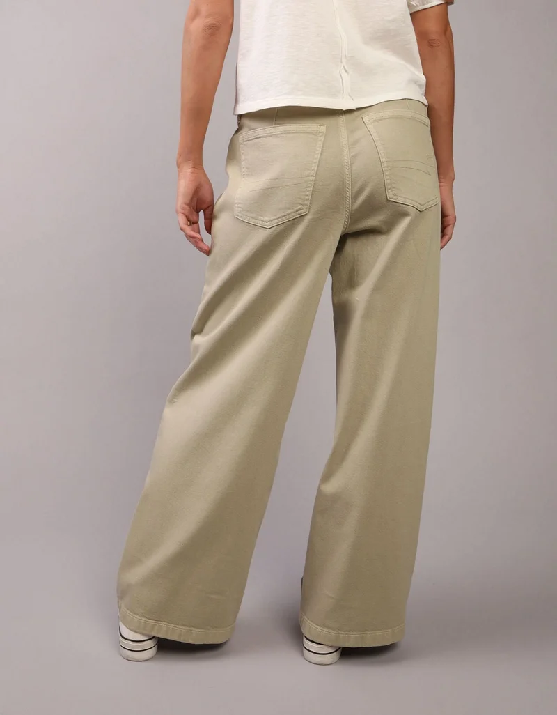 American Eagle AE Dreamy Drape Stretch Low-Rise Ultra Wide-Leg Pant