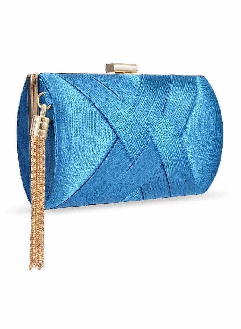 واي آند دي Womens Evening Clutch Bag Designer Handbag, Lady Party Purse - Image 1