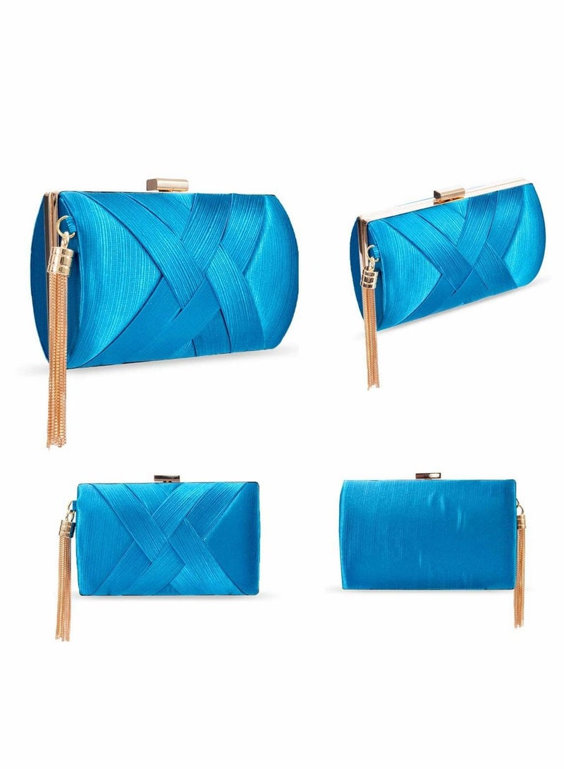 واي آند دي Womens Evening Clutch Bag Designer Handbag, Lady Party Purse - Image 5