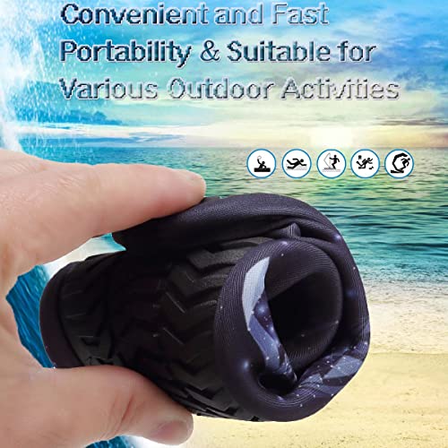 YALOX Water Shoes Women's Men's Outdoor Beach Swimming Aqua Socks Quick-Dry Barefoot Shoes Surfing Yoga Pool Exercise(Fragment whale-38/39) - Image 5