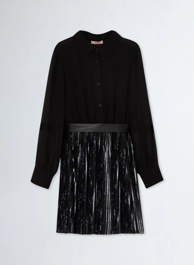 Liu Jo Shirt dress with pleated skirt