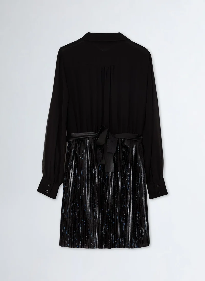 Liu Jo Shirt dress with pleated skirt
