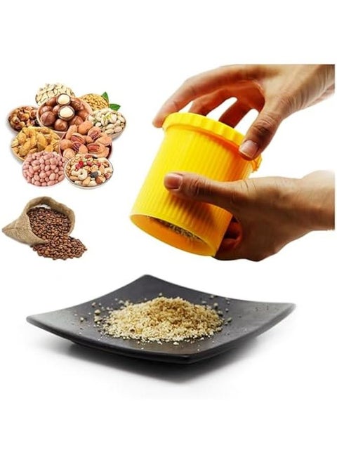 Multifunctional Nutmeg Grater for Grinding Nuts, Coffee Beans, and Seasoning Particles - Ideal for Walnuts, Peanuts, Cashews.