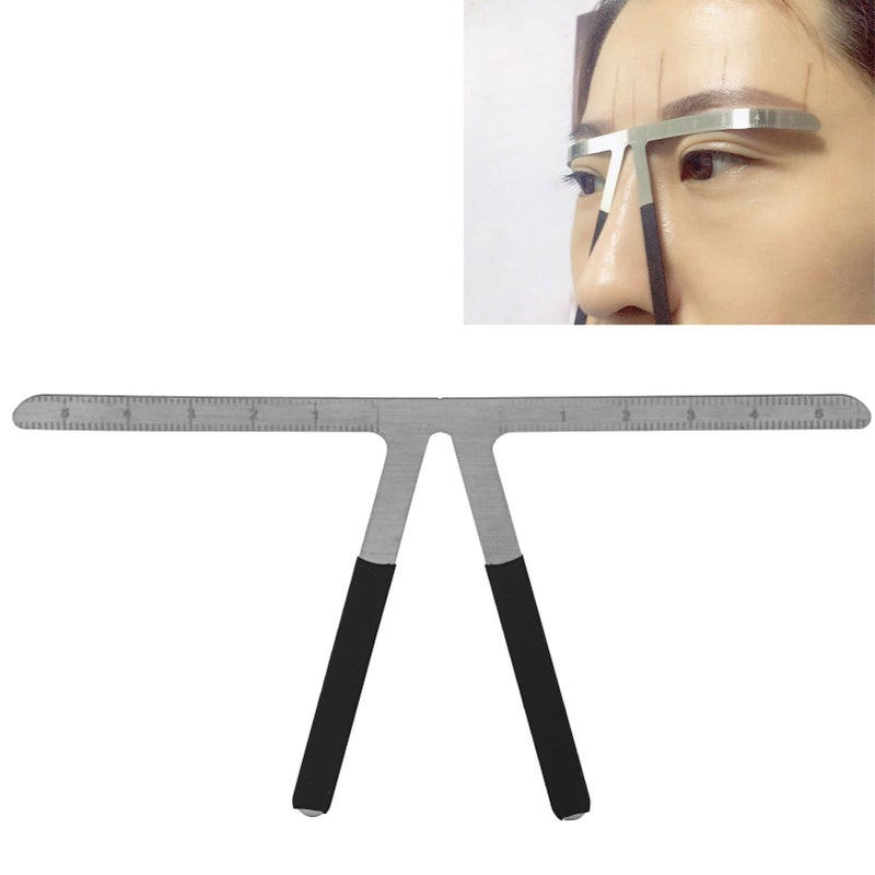 1PC Permanent Eyebrow Makeup Ruler Reusable Tattoo Shaping Measure Tool - Image 2