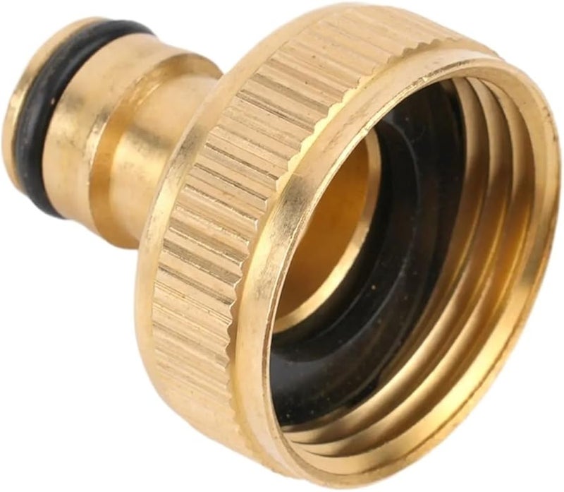 1 بوصة محول خرطوم حديقة نحاسي لغسيل السيارات وصنبور المياه - Image 2