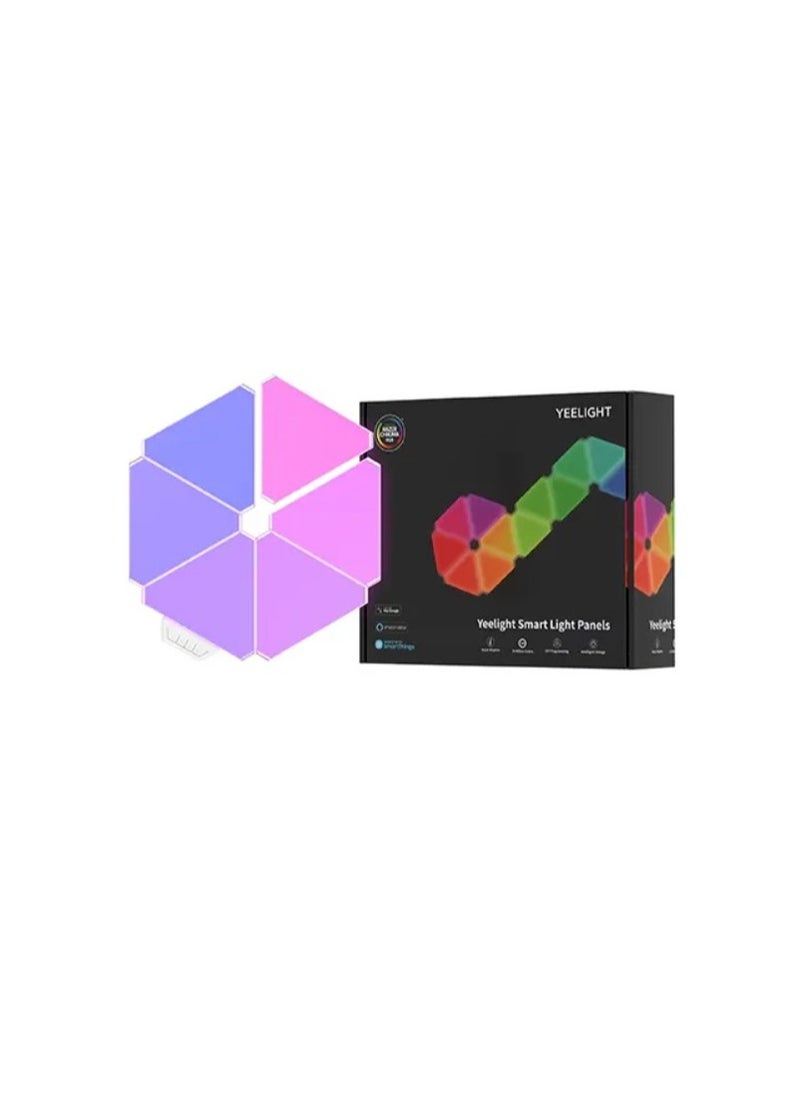 Yeelight Yeelight Smart Light Panels (6 PCS) | Smart Control | Game Sync | Music Visualizer | Free Layout - White  - Image 1