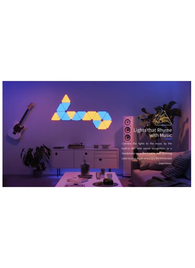 Yeelight Yeelight Smart Light Panels (6 PCS) | Smart Control | Game Sync | Music Visualizer | Free Layout - White  - Image 5