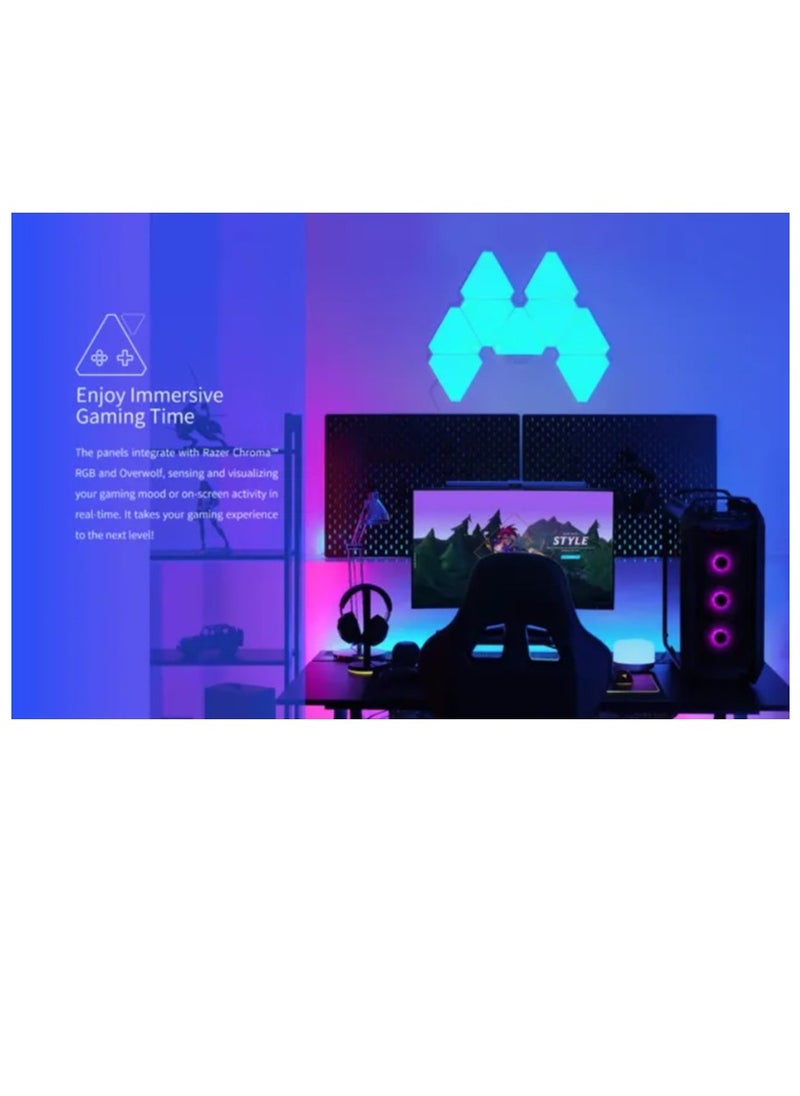 Yeelight - Yeelight Smart Light Panels (6 PCS) | Smart Control | Game Sync | Music Visualizer | Free Layout - White - Image 1