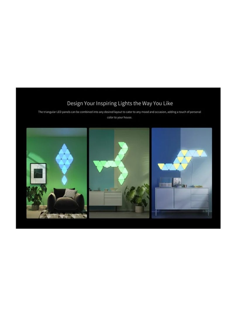 Yeelight - Yeelight Smart Light Panels (6 PCS) | Smart Control | Game Sync | Music Visualizer | Free Layout - White - Image 1