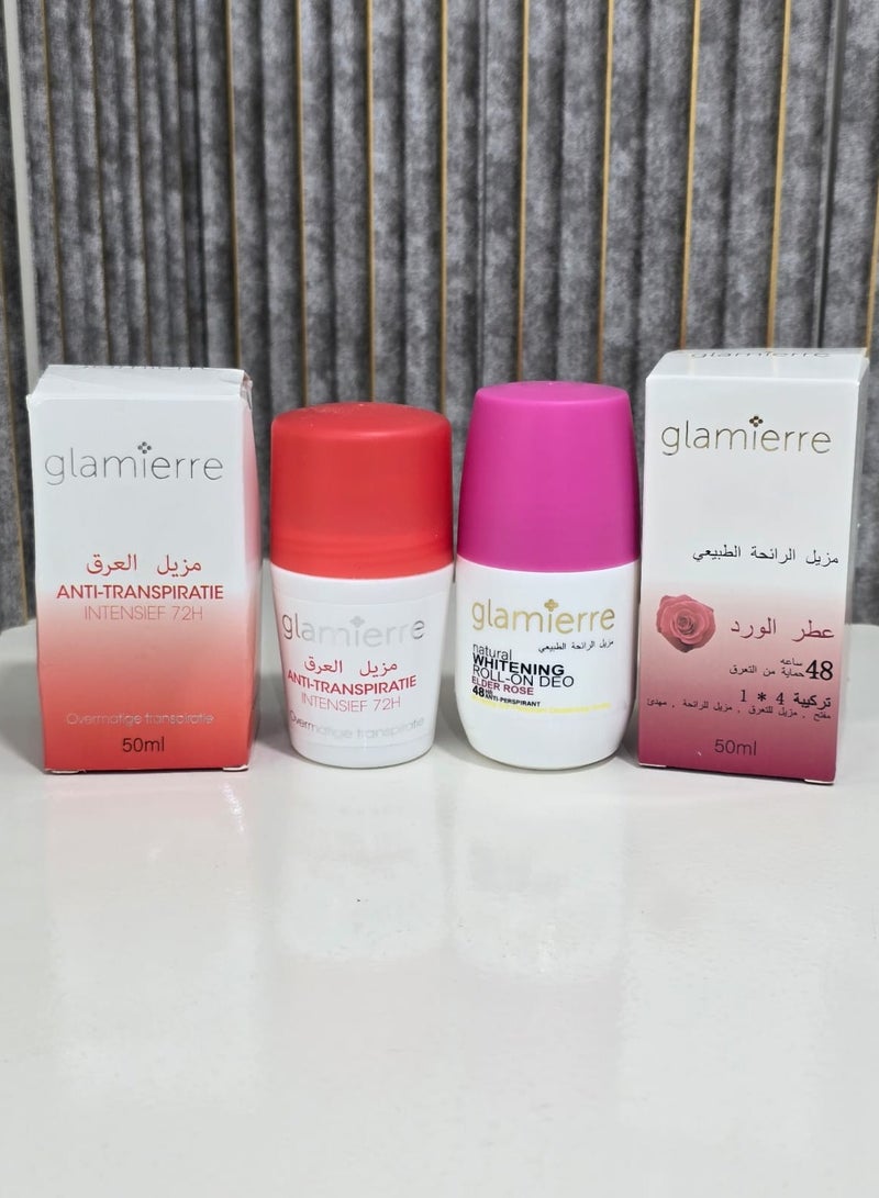 جلامير مجموعة مزبل عرق بالعبوة الحمراء وبالعبوة الوردية 50 ملي - Image 1