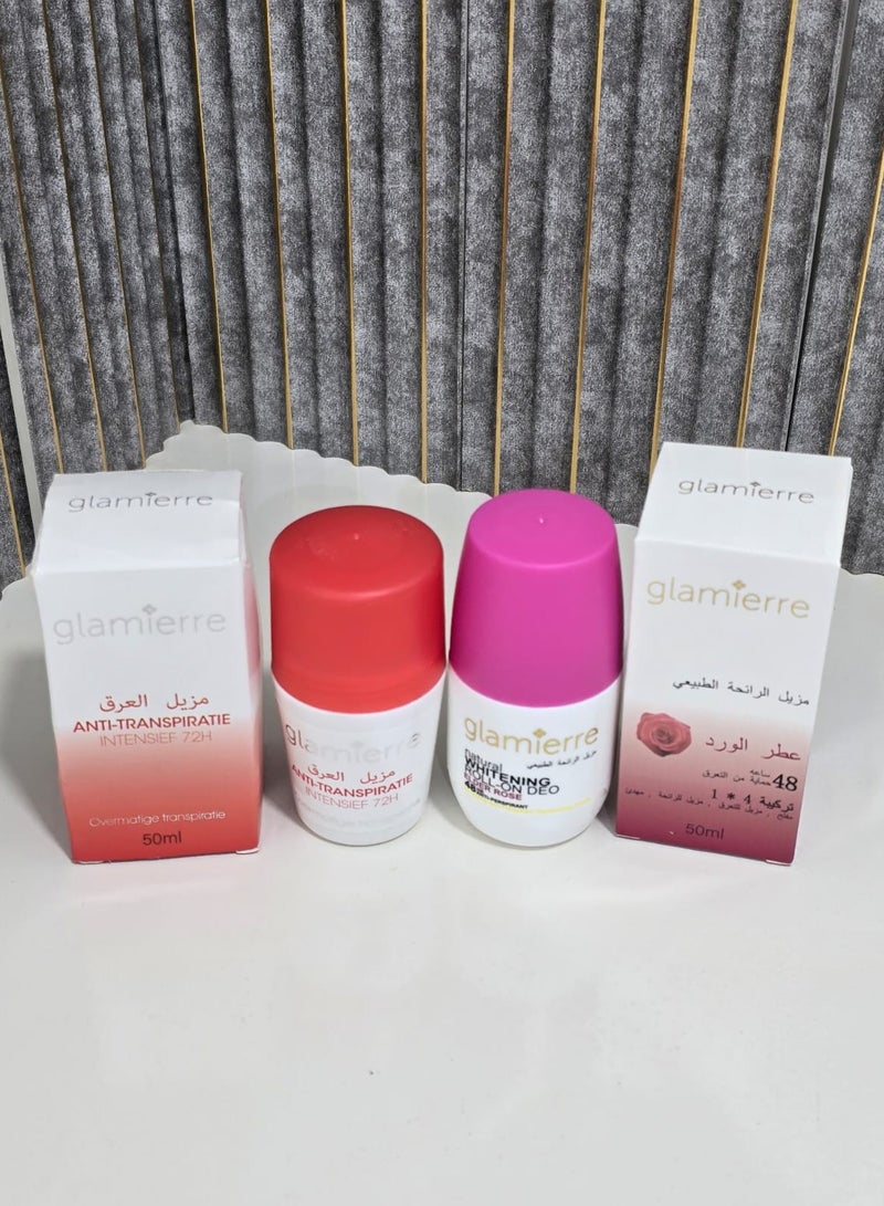 جلامير مجموعة مزبل عرق بالعبوة الحمراء وبالعبوة الوردية 50 ملي - Image 2