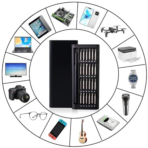 JAMBUVANTI JAMBUVANTI Professional 24in1 Screwdriver Tool kit Magnetic Flexible Rod Precision screw driver set for computer mobile repairing tool kit laptop repairing and multipurpose  - Image 3