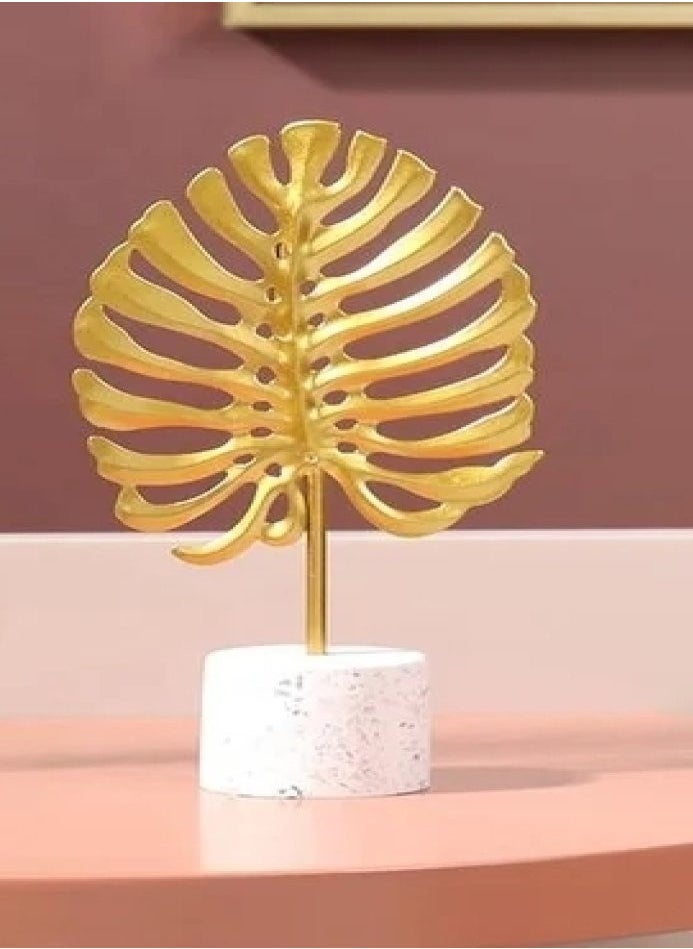 AIWANTO 3Pcs Artificial Decoration Flower Golden Pattern Decoration for Table Home Decor Office Table  - Image 3
