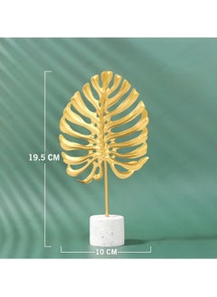 AIWANTO 3Pcs Artificial Decoration Flower Golden Pattern Decoration for Table Home Decor Office Table  - Image 2