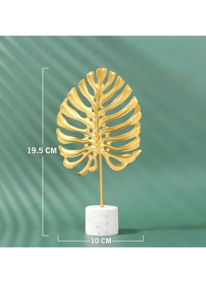 AIWANTO 3Pcs Artificial Decoration Flower Golden Pattern Decoration for Table Home Decor Office Table  - Image 2