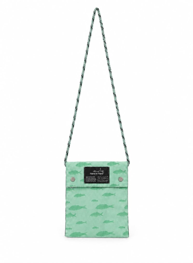 Upcycled Mini Rope Pouch