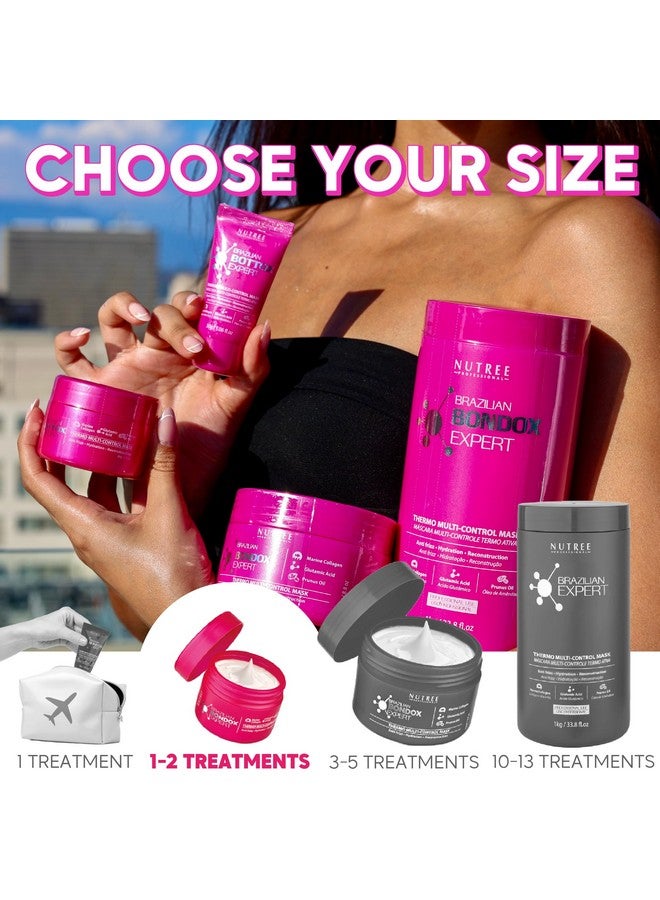 Amazonliss HAIR TREATMENT MASK FOR DAMAGED BRAZILIAN BONDOX 2.82 oz Thermal Activated Mask for Dry Frizzy Hair | Formaldehyde Free Cruelty Free | Results for up to 1-3 months | Almond Oil - Image 4
