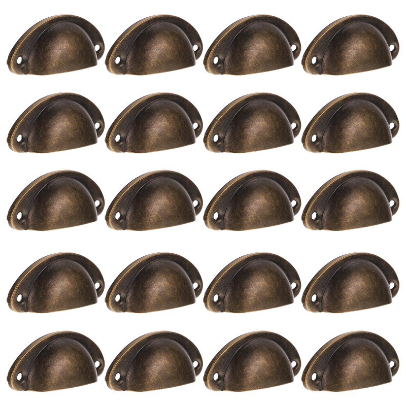 Vintage Antique Shell Drawer Handles Cabinet Pulls 8.1cm Home Decor Furniture Knobs - Image 2