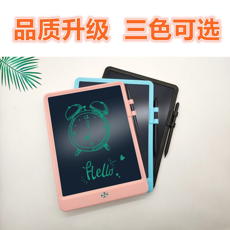 لوحة الكتابة اليدوية LCD الشاشة عالية السطوع مقاس 10 بوصة الأكثر مبيعاً لوحة الرسومات لوحة الكتابة الإلكترونية السبورة الصغيرة لوحة الرسم للأطفال شاشة ملونة عالية السطوع مقاس 10 بوصة بلون بودرة - Image 5