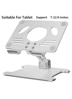 SHOPI Adjustable Foldable Heat Vent Laptop Stand for Desk Multi Angle Stand With Heat Vent To Elevate Laptop Notebook Holder for Laptop Raiser  - Image 1
