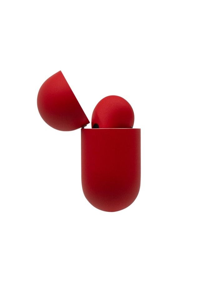 CAVIAR - Customized Airpods Pro Automotive Grade Scratch Resistant Paint Durable Adaptive EQ Inward Facing Microphone Ferrari Red Matte - Image 1