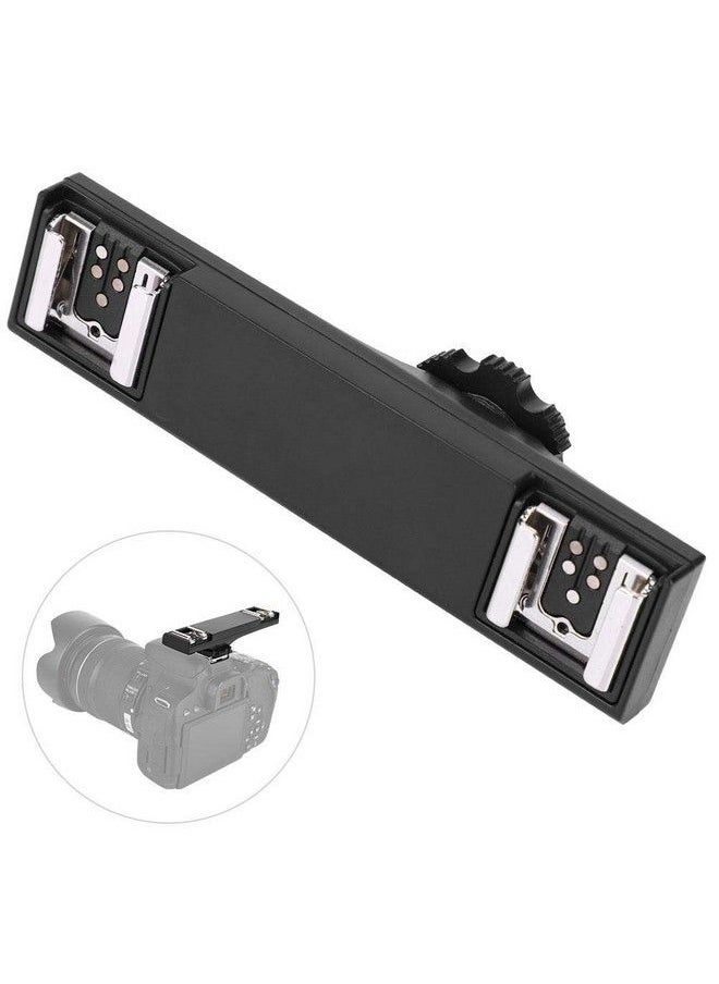 Vbestlife - Dual Hot Shoe Flash Speedlite Light Bracket Compatible For Nikon'S And For Canon'S I Ttl And Slr Camera Camcorder.( For Nikon) - Image 1