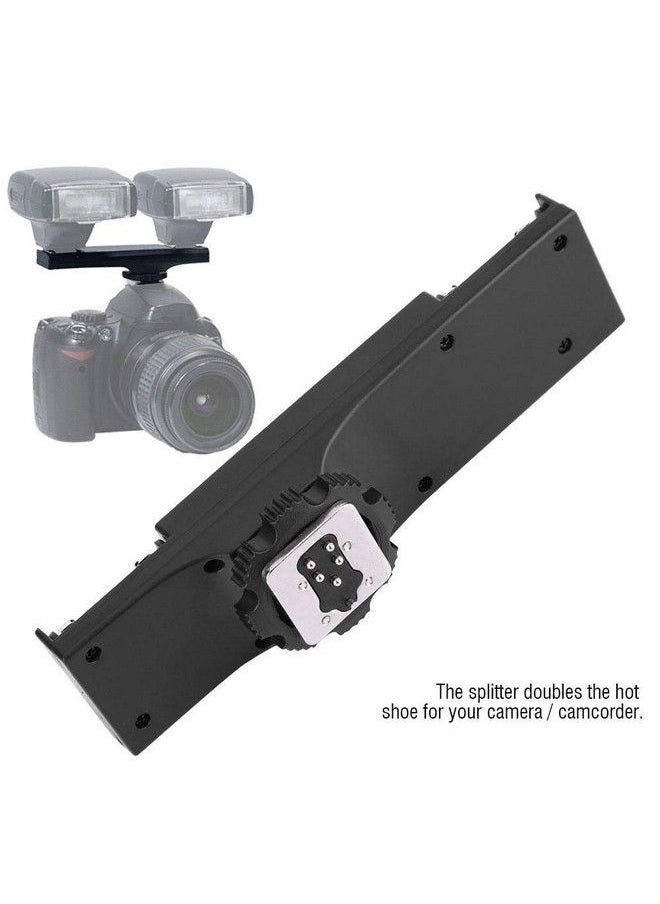 Vbestlife - Dual Hot Shoe Flash Speedlite Light Bracket Compatible For Nikon'S And For Canon'S I Ttl And Slr Camera Camcorder.( For Nikon) - Image 1