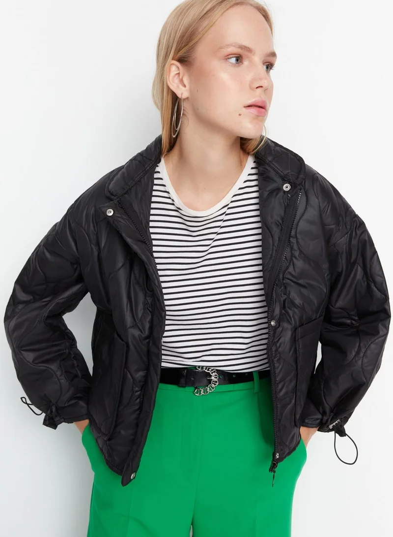 trendyol Oversized Crop Jacket