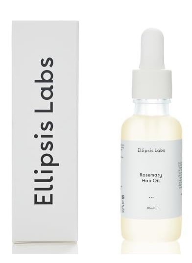 Ellipsis Labs - Rosemary and Mint Hair Oil VeganFriendly GrowthBoosting Oil with Essential Oils for Hair Nourishment Strengthening Scalp Soothing and Thicker Healthier Hair 1 fl oz - Image 1