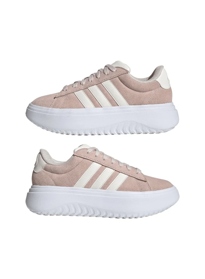 adidas adidas Grand Court Platform Pink Sportwear Shoes 3