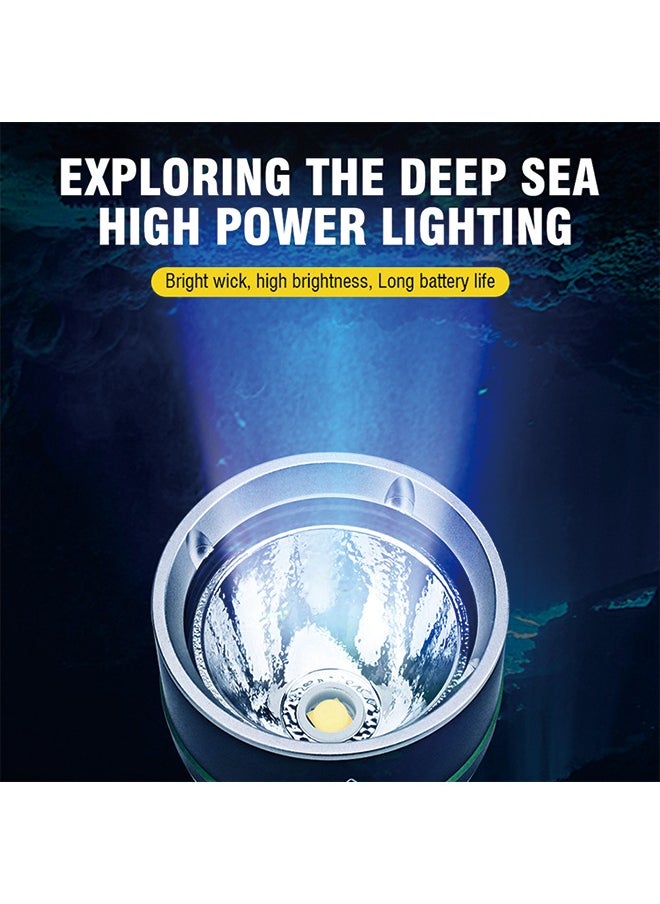 BORUIT - S3 Deep Sea Diving Flashlight - High-Intensity Underwater Photography Light, Waterproof and Durable - Image 1