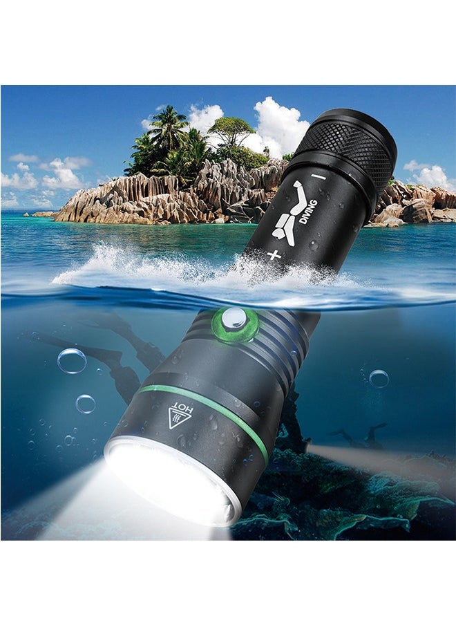 BORUIT - S3 Deep Sea Diving Flashlight - High-Intensity Underwater Photography Light, Waterproof and Durable - Image 1