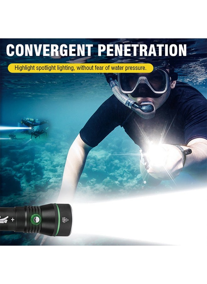BORUIT - S3 Deep Sea Diving Flashlight - High-Intensity Underwater Photography Light, Waterproof and Durable - Image 1
