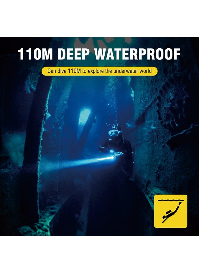 BORUIT - S3 Deep Sea Diving Flashlight - High-Intensity Underwater Photography Light, Waterproof and Durable - Image 1