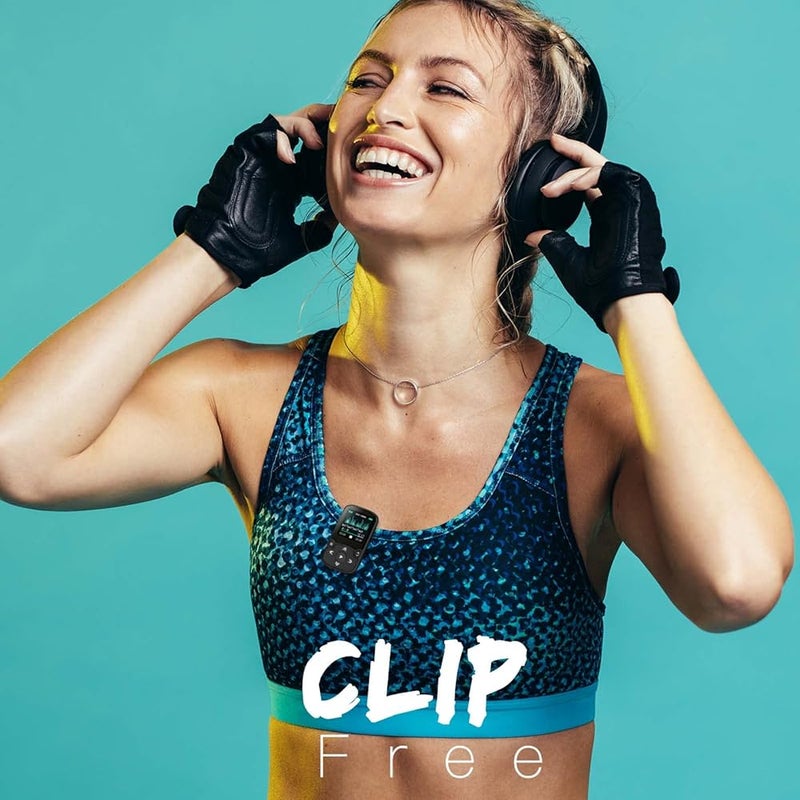 AGPTEK MP3 Player with Clip, with Armband, Bluetooth 5.3, with FM Radio, Voice Recorder for Sport Running, Supports up to 128GB TF Card - Image 5