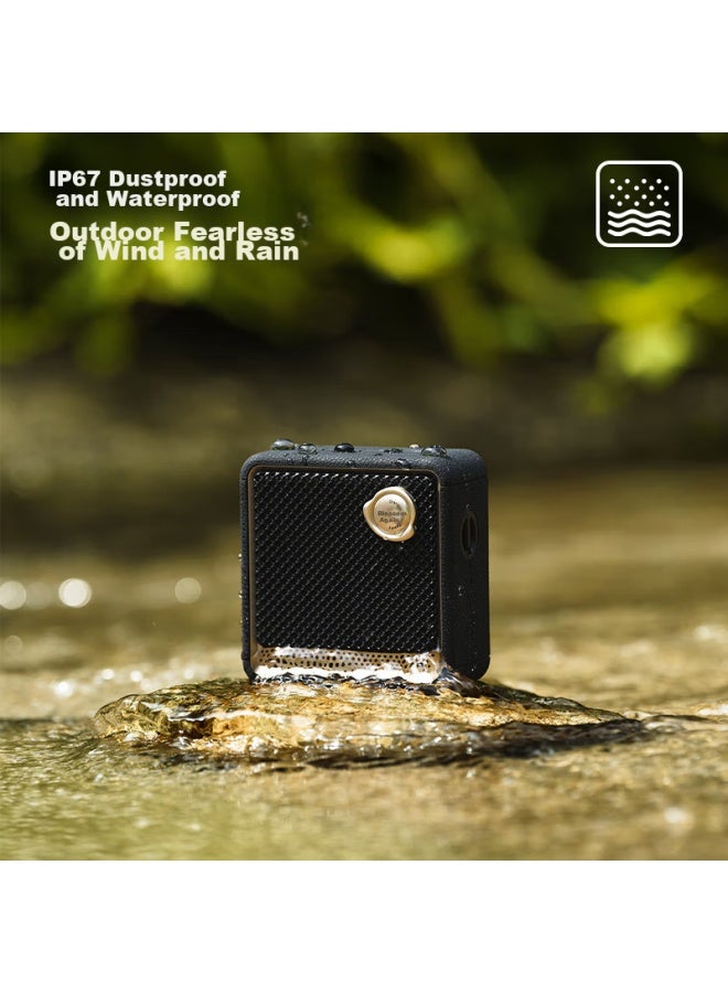 Walker Flower Again Evo Nano Outdoor Portable Speaker Gift Mini Speaker Bluetooth 5.4 Home Theater High Power High Volume High Quality Mother Of Pearl White - Image 2