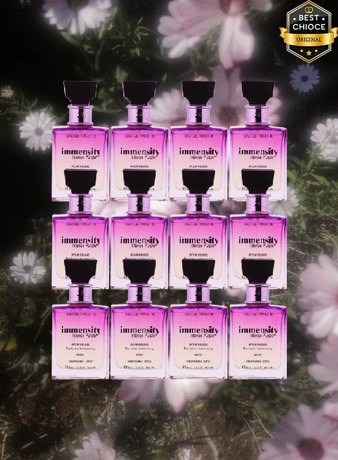 إمنسيتي 12 قطع عطر انتينس بيربل باريس للنساء 100 مل - Image 1