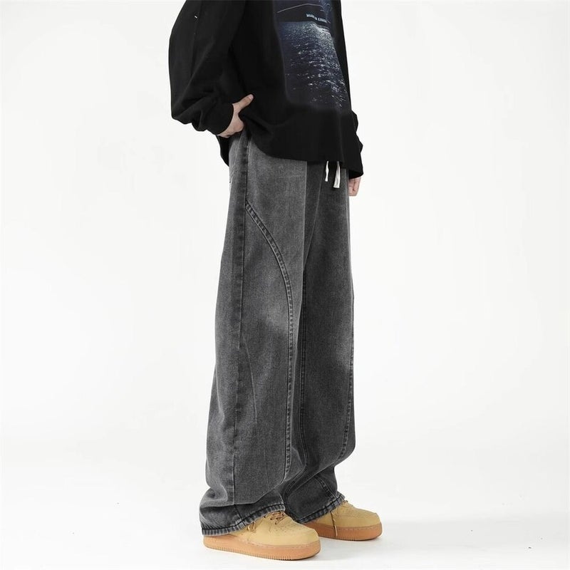 Unisex Casual Daily Denim Jeans - Image 3