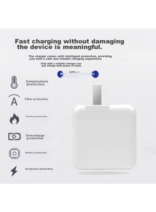 Bkayp Compatible With Vivo Charger, 18w Dual-engine Fast Charging, Micro Cable, Super Fast Charging Set, Y52s Data Cable, Suitable For Y32, Y5s, X27, X23, X21, X20, And Plug - Image 5