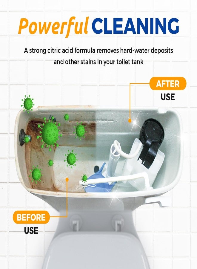 Bastion Toilet Tank Cleaner - 6-Uses. (*Not For Toilet Bowl*) Removes Rust, Mineral Deposits, Hard Water Stains, & Calcium Build Up. Contains 6 X 8oz Single Use Packets - Image 4